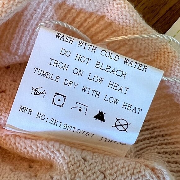 NWT Simplee Kids Thin Pink Eyelet Cardigan Sweater - Picture 4 of 9